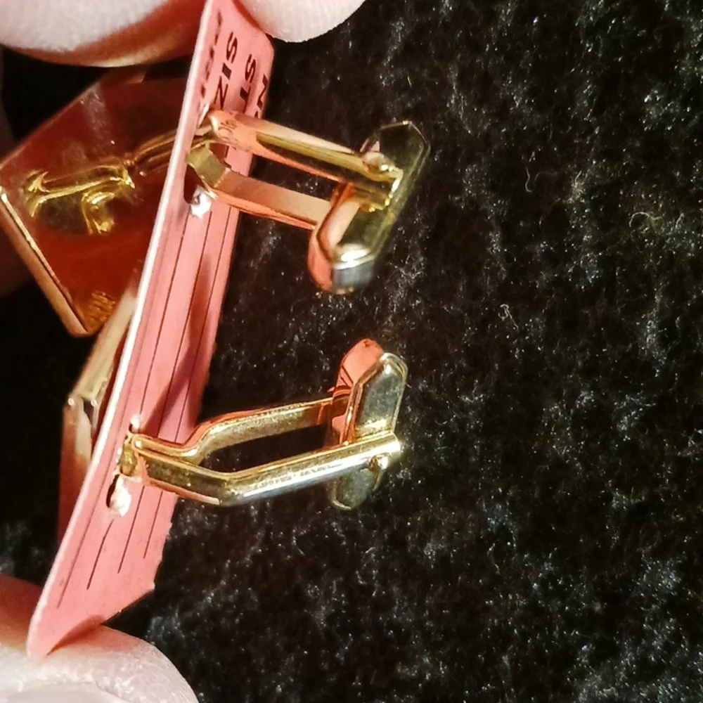 Gold Cufflinks Lot of Three Pair Vintage